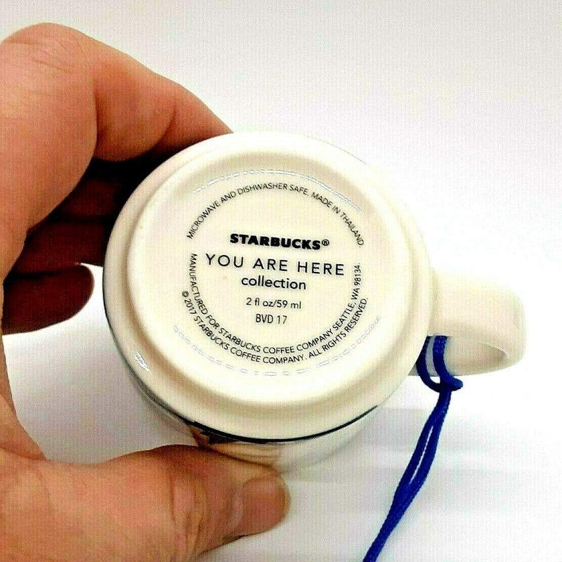 Starbucks Alaska You Are Here Ornament Rare 2oz Cup - Image 4